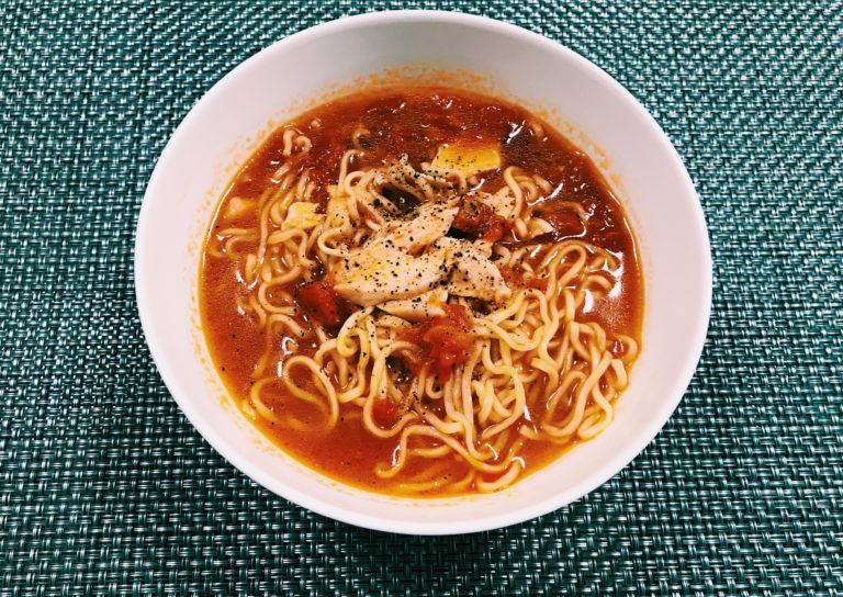 ミネストローネ風ラーメン