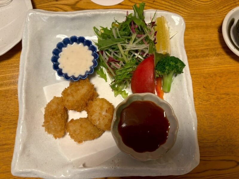 郷土料理おが　ホタテフライ
